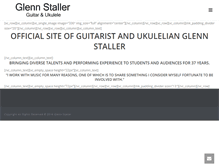Tablet Screenshot of glennstaller.com